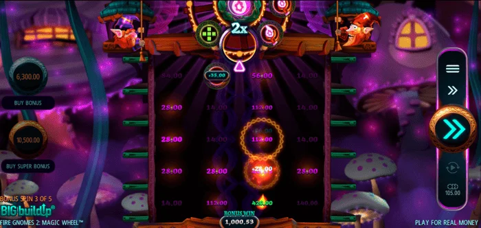 Fire Gnomes 2 Magic Wheel - Free Spins ქსელი აქტიური როლებით