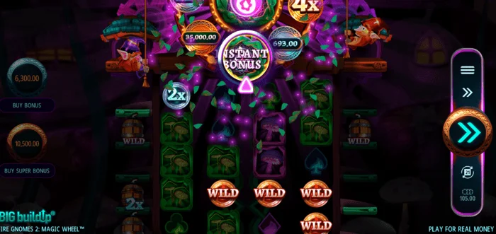 Fire Gnomes 2 Magic Wheel - ჯადოსნური ბორბალი მოქმედებაში